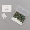 imageCherry Tree Collection  100PCS Gemstone Round Beads for Jewelry Making  Includes Storage Box Elastic String and Needlesafrican turquoise