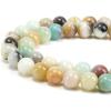 imageCherry Tree Collection  100PCS Gemstone Round Beads for Jewelry Making  Includes Storage Box Elastic String and Needlesamazonite multi