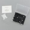 imageCherry Tree Collection  100PCS Gemstone Round Beads for Jewelry Making  Includes Storage Box Elastic String and Needlesblack agate matte