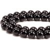 imageCherry Tree Collection  100PCS Gemstone Round Beads for Jewelry Making  Includes Storage Box Elastic String and Needlesblack obsidian