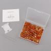 imageCherry Tree Collection  100PCS Gemstone Round Beads for Jewelry Making  Includes Storage Box Elastic String and Needlescarnelian