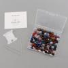 imageCherry Tree Collection  100PCS Gemstone Round Beads for Jewelry Making  Includes Storage Box Elastic String and Needleschakra