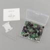 imageCherry Tree Collection  100PCS Gemstone Round Beads for Jewelry Making  Includes Storage Box Elastic String and Needlesfluorite