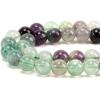 imageCherry Tree Collection  100PCS Gemstone Round Beads for Jewelry Making  Includes Storage Box Elastic String and Needlesfluorite