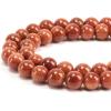imageCherry Tree Collection  100PCS Gemstone Round Beads for Jewelry Making  Includes Storage Box Elastic String and Needlesgoldstone