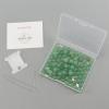 imageCherry Tree Collection  100PCS Gemstone Round Beads for Jewelry Making  Includes Storage Box Elastic String and Needlesgreen aventurine