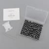 imageCherry Tree Collection  100PCS Gemstone Round Beads for Jewelry Making  Includes Storage Box Elastic String and Needleshematite