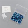 imageCherry Tree Collection  100PCS Gemstone Round Beads for Jewelry Making  Includes Storage Box Elastic String and Needleslace agate blue