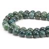 imageCherry Tree Collection  100PCS Gemstone Round Beads for Jewelry Making  Includes Storage Box Elastic String and Needlesmoss agate
