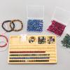 imageCherry Tree Collection  100PCS Gemstone Round Beads for Jewelry Making  Includes Storage Box Elastic String and Needlespink tiger eye