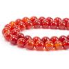 imageCherry Tree Collection  100PCS Gemstone Round Beads for Jewelry Making  Includes Storage Box Elastic String and Needlesred agate
