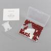 imageCherry Tree Collection  100PCS Gemstone Round Beads for Jewelry Making  Includes Storage Box Elastic String and Needlesred agate
