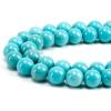 imageCherry Tree Collection  100PCS Gemstone Round Beads for Jewelry Making  Includes Storage Box Elastic String and Needlesturquoise howlite
