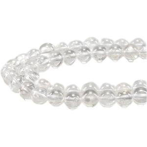 imageCherry Tree Collection  100PCS Gemstone Round Beads for Jewelry Making  Includes Storage Box Elastic String and Needlesclear quartz