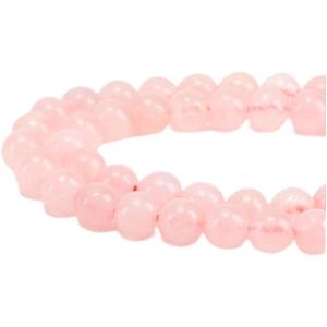 imageCherry Tree Collection  100PCS Gemstone Round Beads for Jewelry Making  Includes Storage Box Elastic String and Needlesrose quartz