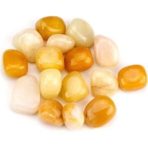 imageCherry Tree Collection 12 Pound Polished Stones  12quot  1quot Size Tumbled Stones  Tumbled Crystals Bulk for Healing Reiki Chakra Red JasperYellow Jade