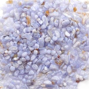 imageCherry Tree Collection 12 Pound Polished Tumbled Gemstone Chips Pebbles Crystal Chips Bulk for Jewelry Making Healing Plants Succulents Aquariums Decoration Chakra AquamarineBlue Lace Agate