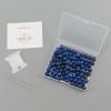 imageCherry Tree Collection  100PCS 8mm Lapis Gemstone Round Beads for Jewelry Making  Includes Storage Box Elastic String and Needles