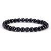 imageCherry Tree Collection  Small Medium Large Sizes  Gemstone Beaded Bracelets For Women and Men  6mm Round BeadsBlack Tourmaline