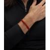 imageCherry Tree Collection  Small Medium Large Sizes  Gemstone Beaded Bracelets For Women and Men  6mm Round BeadsDeep Orange  Red Agate