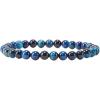 imageCherry Tree Collection  Small Medium Large Sizes  Gemstone Beaded Bracelets For Women and Men  6mm Round BeadsJade Blue Tigers Eye