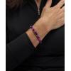 imageCherry Tree Collection  Small Medium Large Sizes  Gemstone Beaded Bracelets For Women and Men  6mm Round BeadsLace Agate Purple