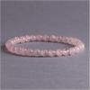 imageCherry Tree Collection  Small Medium Large Sizes  Gemstone Beaded Bracelets For Women and Men  6mm Round BeadsMadagascar Rose Quartz