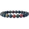 imageCherry Tree Collection  Small Medium Large Sizes  Gemstone Beaded Bracelets For Women and Men  8mm Round BeadsBloodstone