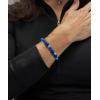 imageCherry Tree Collection  Small Medium Large Sizes  Gemstone Beaded Bracelets For Women and Men  8mm Round BeadsLace Agate Blue