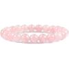 imageCherry Tree Collection  Small Medium Large Sizes  Gemstone Beaded Bracelets For Women and Men  8mm Round BeadsMadagascar Rose Quartz