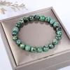 imageCherry Tree Collection Gemstone Beaded Stretch Bracelet 8mm Round Beads 7quotAfrican Turquoise