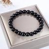 imageCherry Tree Collection Gemstone Beaded Stretch Bracelet 8mm Round Beads 7quotBlack Tourmaline