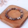 imageCherry Tree Collection Gemstone Beaded Stretch Bracelet 8mm Round Beads 7quotBotswana Agate