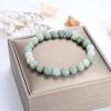 imageCherry Tree Collection Gemstone Beaded Stretch Bracelet 8mm Round Beads 7quotBurma Jade