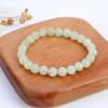 imageCherry Tree Collection Gemstone Beaded Stretch Bracelet 8mm Round Beads 7quotPrehnite