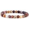 imageCherry Tree Collection  Small Medium Large Sizes  Gemstone Beaded Bracelets For Women and Men  6mm Round BeadsBotswana Agate