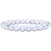 imageCherry Tree Collection  Small Medium Large Sizes  Gemstone Beaded Bracelets For Women and Men  8mm Round BeadsClear Quartz
