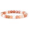 imageCherry Tree Collection Gemstone Beaded Stretch Bracelet 8mm Round Beads 7quotMultiColor Moonstone