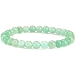 imageCherry Tree Collection  Small Medium Large Sizes  Gemstone Beaded Bracelets For Women and Men  6mm Round BeadsGreen Aventurine