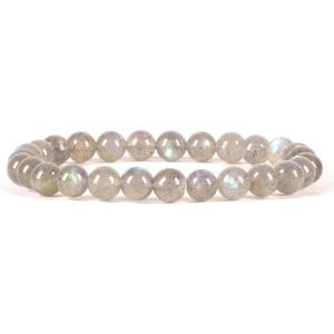imageCherry Tree Collection  Small Medium Large Sizes  Gemstone Beaded Bracelets For Women and Men  6mm Round BeadsLabradorite AA Grade