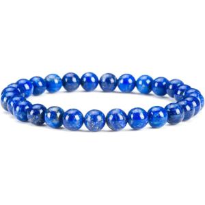 imageCherry Tree Collection  Small Medium Large Sizes  Gemstone Beaded Bracelets For Women and Men  6mm Round BeadsLapis