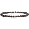 imageCherry Tree Collection  Small Medium Large Sizes  Gemstone Beaded Bracelets For Women and Men  4mm Round BeadsBlack Obsidian