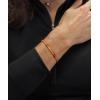 imageCherry Tree Collection  Small Medium Large Sizes  Gemstone Beaded Bracelets For Women and Men  4mm Round BeadsCarnelian