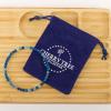 imageCherry Tree Collection  Small Medium Large Sizes  Gemstone Beaded Bracelets For Women and Men  4mm Round BeadsLace Agate Blue