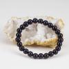imageCherry Tree Collection  Small Medium Large Sizes  Gemstone Beaded Bracelets For Women and Men  8mm Round BeadsBlack Obsidian