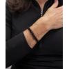 imageCherry Tree Collection  Small Medium Large Sizes  Gemstone Beaded Bracelets For Women and Men  8mm Round BeadsBlack Obsidian