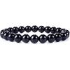 imageCherry Tree Collection  Small Medium Large Sizes  Gemstone Beaded Bracelets For Women and Men  8mm Round BeadsBlack Tourmaline