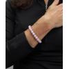 imageCherry Tree Collection  Small Medium Large Sizes  Gemstone Beaded Bracelets For Women and Men  8mm Round BeadsKunzite