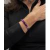 imageCherry Tree Collection  Small Medium Large Sizes  Gemstone Beaded Bracelets For Women and Men  8mm Round BeadsLace Agate Purple