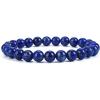 imageCherry Tree Collection  Small Medium Large Sizes  Gemstone Beaded Bracelets For Women and Men  8mm Round BeadsLapis